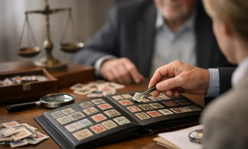 Succession: qui hérite d’une collection de timbres ?